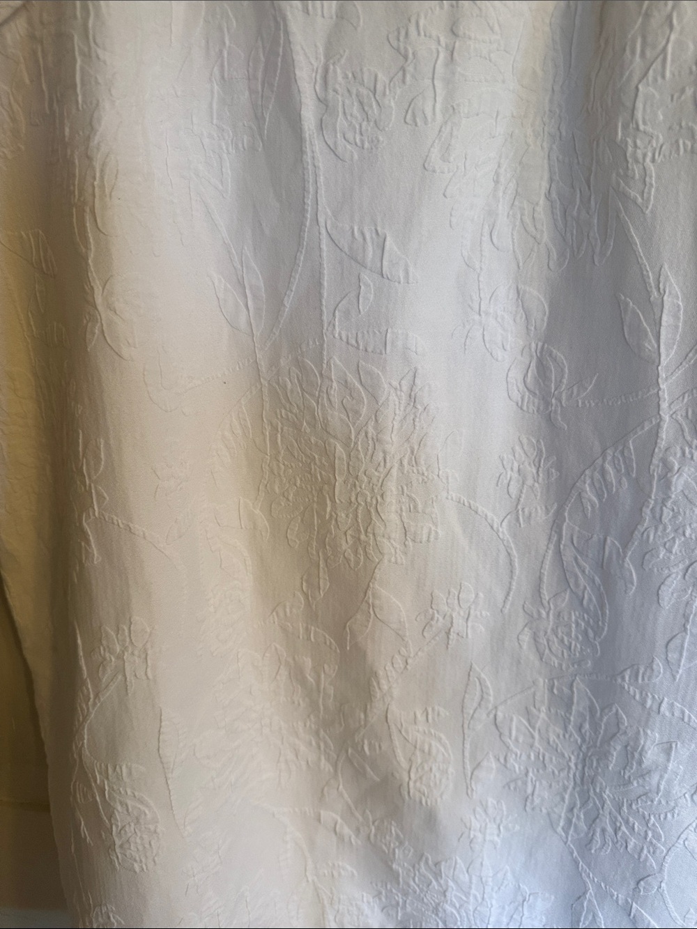 Lilly Pulitzer Women’s White Ruffled Trim Sleeveless Floral Shift Dress Sz L - Picture 5 of 10